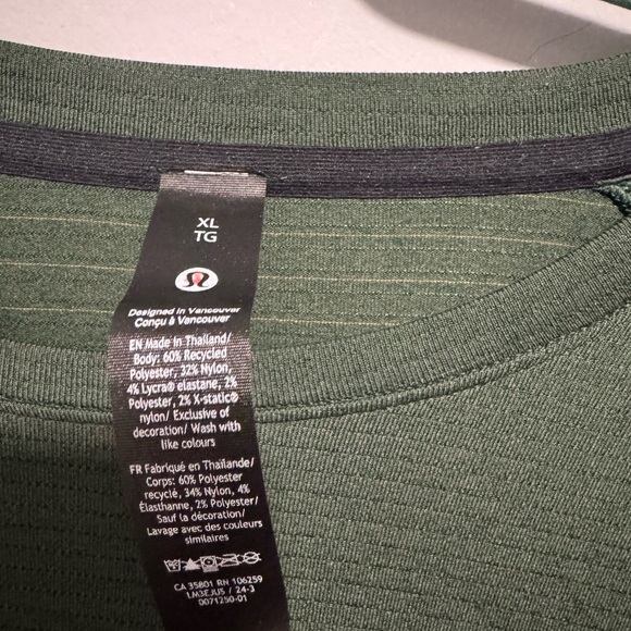 Lululemon Athletica Men’s License to Train shirt. Size XL - Picture 8 of 10